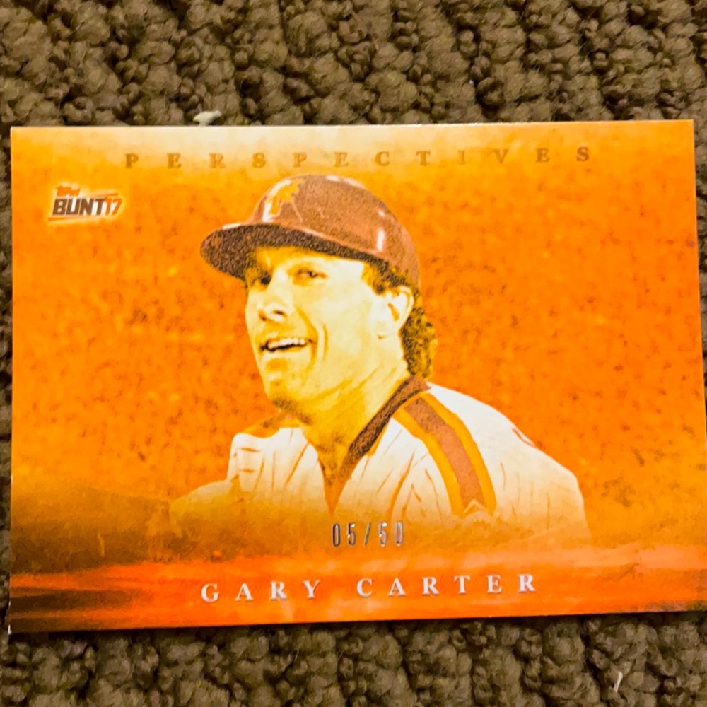Gary Carter baseball card
